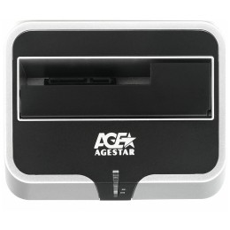 Док-станция для HDD AgeStar 3CBT2 SATA II пластик серебристый 1