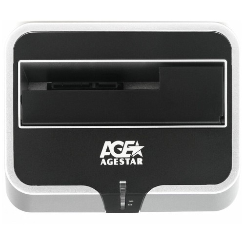 Док-станция для HDD AgeStar 3CBT2 SATA II пластик серебристый 1
