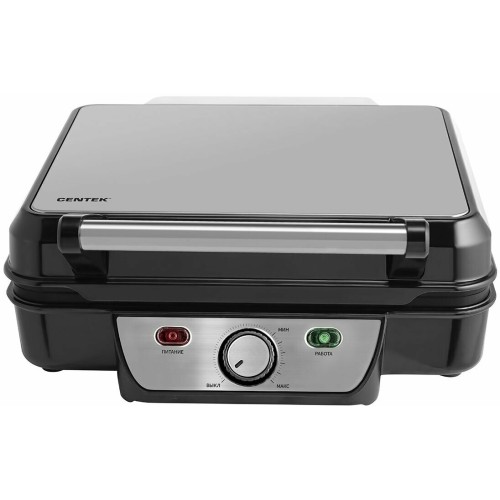 Гриль CENTEK CT-1463 1800 Вт, 2 жаровни 280х230 мм, антипригар, нагрев 240 гр, нерж отдел