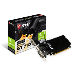 Видеокарта MSI PCI-E GT 710 2GD3H LP nVidia GeForce GT 710 2048Mb 64bit DDR3 954/1600 DVIx1/HDMIx1/CRTx1/HDCP Ret low profile