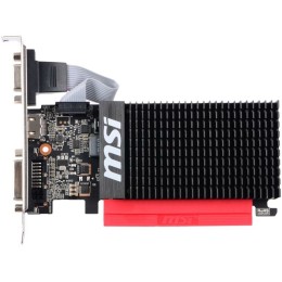 Видеокарта MSI PCI-E GT 710 2GD3H LP nVidia GeForce GT 710 2048Mb 64bit DDR3 954/1600 DVIx1/HDMIx1/CRTx1/HDCP Ret low profile