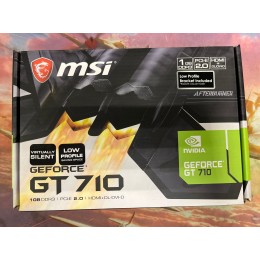 Видеокарта MSI PCI-E GT 710 2GD3H LP nVidia GeForce GT 710 2048Mb 64bit DDR3 954/1600 DVIx1/HDMIx1/CRTx1/HDCP Ret low profile