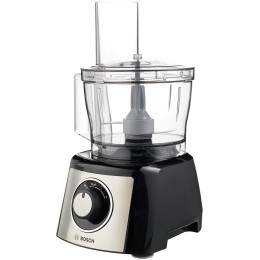 Кухонный комбайн BOSCH MCM3501M / 800 Вт, Скорости: 2, Блендер 1 л, Чаша 2.3 л, Цвет: черны/серебристый