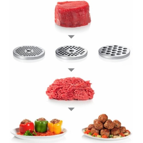 Мясорубка BOSCH MFW68680 2200Вт черный/серый