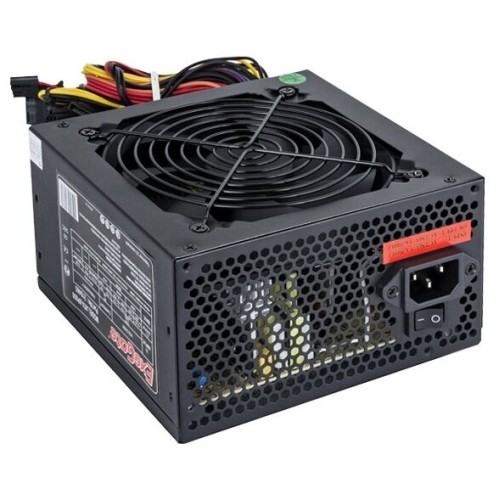 Блок питания 600W Exegate XP600, ATX, black, 12cm fan, 24+4pin, (6+2)pin PCI-E, 3*SATA, 1*FDD, 2*IDE