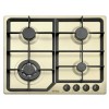 Газовая варочная поверхность KORTING HG 630 CTSB, электроподжиг, газ-контрол, чугунные решетки