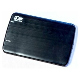 Внешний корпус для HDD/SSD AgeStar 31UB2A12C SATA пластик/алюминий черный 2.5"