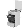 Комбинированная плита DARINA F KM341 323 W, 50х56см, 3 газ. конфорки + 1 эл. горелка, эл. духовка