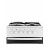 Комбинированная плита DARINA F KM341 323 W, 50х56см, 3 газ. конфорки + 1 эл. горелка, эл. духовка