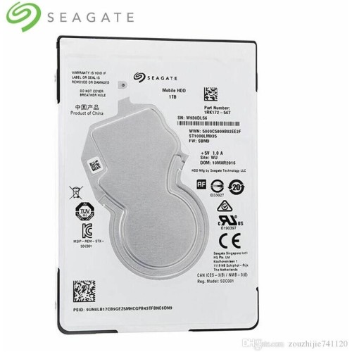 Жесткий диск Seagate Original SATA-III 1Tb ST1000LM035 (5400rpm) 128Mb 2.5"