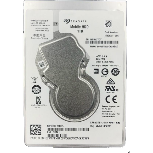 Жесткий диск Seagate Original SATA-III 1Tb ST1000LM035 (5400rpm) 128Mb 2.5"