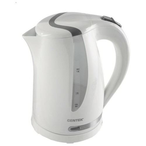 Электрочайник CENTEK CT-0040 White 1.8л, 2200Вт, открывание кнопкой, внутренняя подсветка