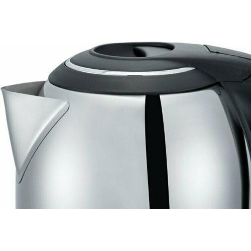 Электрочайник CENTEK CT-0037 (матовый) металл 2,0л, 2200W, большой объём, хромированная вставка
