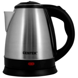 Электрочайник CENTEK CT-0035 (матовый) металл 1,5л, 2000W, хромированная вставка на крышке     