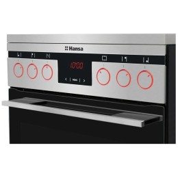 Электрическая плита HANSA FCCX58225 нержавеющая сталь стеклокерамика