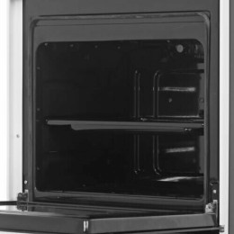 Газовая плита DE LUXE 5040.38г(щ) чёрная, духовка с газ-контролем духового шкафа, 1 противень