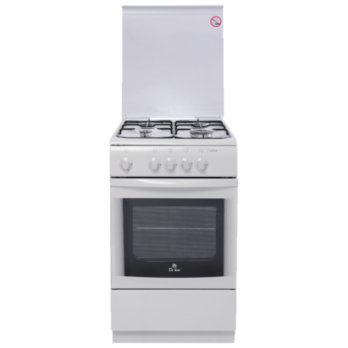 Газовая плита DE LUXE ELECTRONICS 506040.05г(кр) 50x60x85,термометр, система газ-контроль духов