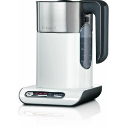 Электрочайник BOSCH TWK8611P 1.5л. 2400Вт белый/серебристый (корпус: нержавеющая сталь)
