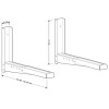 Кронштейн Holder MWS-2002 металлик   