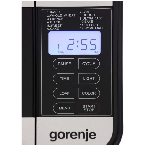 Хлебопечь GORENJE BM1400E 815Вт серебристый
