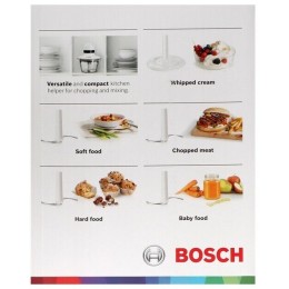 Блендер BOSCH MMR08A1 400Вт белый/черный