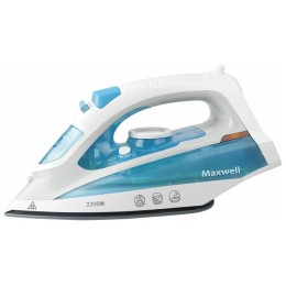 Утюг MAXWELL MW-3055B белый/голубой 2200W