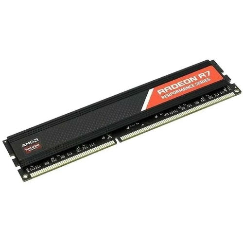 Память AMD 4GB DDR4 2666 DIMM (R744G2606U1S) Entertainment Series, Heat Shield, Black, Retail