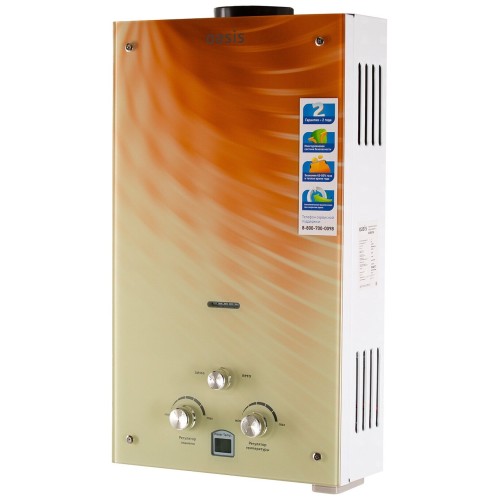 Водонагреватель OASIS GAS 10L/MIN GLASS 20 TG