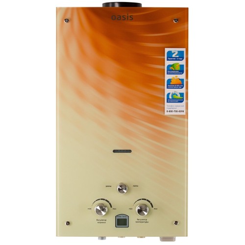 Водонагреватель OASIS GAS 10L/MIN GLASS 20 TG