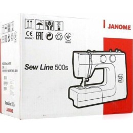 Швейная машина JANOME Sew Line 500s белый