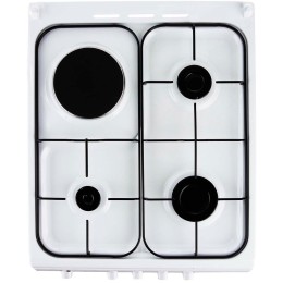 Комбинированная плита DE LUXE 506031.01гэ белый