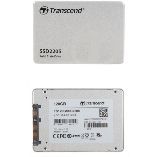 Накопитель SSD Transcend SATA III 120Gb TS120GSSD220S 2.5"