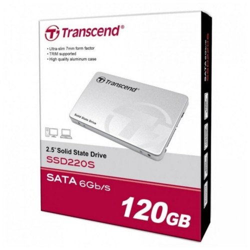 Накопитель SSD Transcend SATA III 120Gb TS120GSSD220S 2.5"