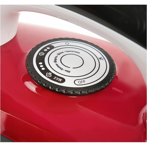 Утюг CENTEK CT-2344 RED 2400Вт, керамическая подошва, мощный паровой удар, самоочистка, 330мл