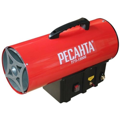 Тепловые пушки Ресанта ТГП-15000 67/1/14 Тепловая газовая пушка { Мощность 18кВт, 300м.куб/ч, 0,3 бар, расход 1,2 кг/час }