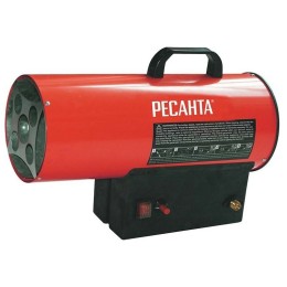 Тепловые пушки Ресанта ТГП-10000 67/1/20 Тепловая газовая пушка { Мощность 10кВт, 300м.куб/ч, 0,7 бар, расход 0,86кг/час }