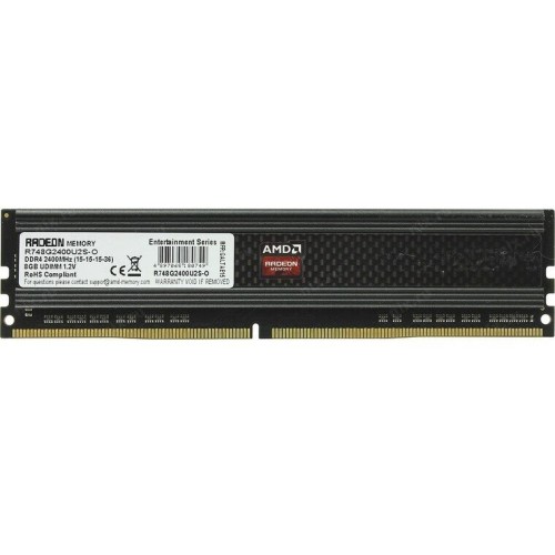 Память AMD 8GB DDR4 2400MHz R748G2400U2S-UO Non-ECC, CL16, 1.2V, Bulk