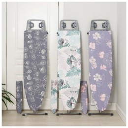 Доска гладильная НИКА 3+, фанера, европодставка под утюг (полимер) с термосиликоном, 122/34,5