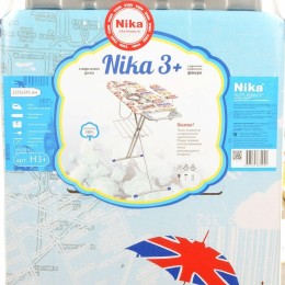 Доска гладильная НИКА 3+, фанера, европодставка под утюг (полимер) с термосиликоном, 122/34,5