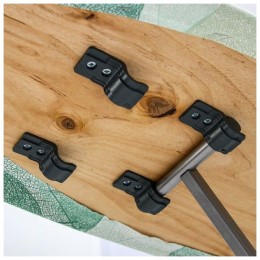 Доска гладильная НИКА 3+, фанера, европодставка под утюг (полимер) с термосиликоном, 122/34,5