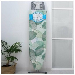 Доска гладильная НИКА 3+, фанера, европодставка под утюг (полимер) с термосиликоном, 122/34,5