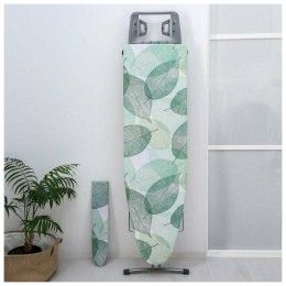 Доска гладильная НИКА 3+, фанера, европодставка под утюг (полимер) с термосиликоном, 122/34,5