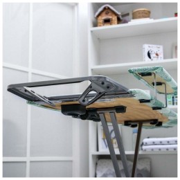 Доска гладильная НИКА 3+, фанера, европодставка под утюг (полимер) с термосиликоном, 122/34,5