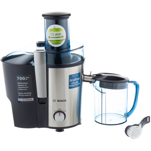 Соковыжималка BOSCH MES3500 700Вт рез.сок.:1250мл. серебристый/синий центробежная