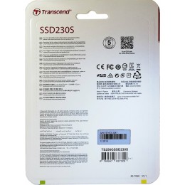 Твердотельный накопитель SSD Transcend TS512GSSD230S 512GB, 2.5" SSD, SATA3
