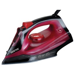 Утюг CENTEK CT-2351 Red (красный) 2200Вт, КЕРАМИЧЕСКАЯ подошва, 300 мл, паровой удар, самоочистка