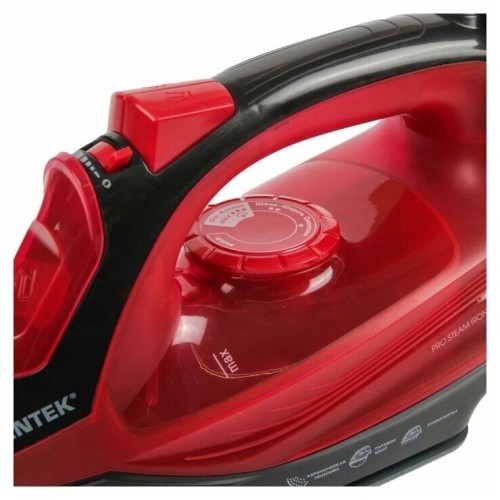 Утюг CENTEK CT-2351 Red (красный) 2200Вт, КЕРАМИЧЕСКАЯ подошва, 300 мл, паровой удар, самоочистка