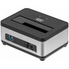 Докстанция 2,5""/3,5"" SATAIII AgeStar 3UBT7 (SILVER) USB 3.0, пластик+алюминий, серебристый