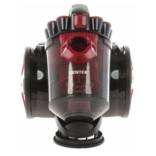 Пылесос CENTEK CT-2531 (красн/черн) мультициклон 1800/350Вт, стакан 1,5 л, телескоп металл. трубка  