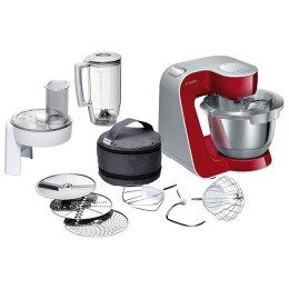 Кухонный комбайн BOSCH MUM58720 1000Вт красный/серебристый
